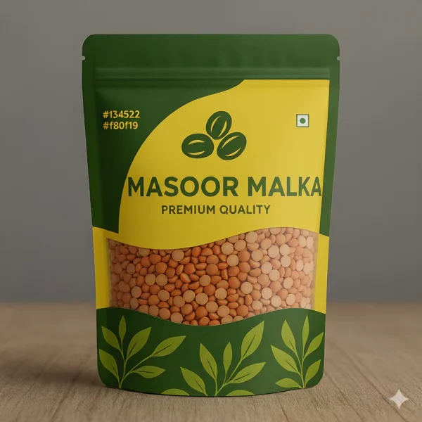 Krishi Vardan Masoor Malka | Unpolished | High Protein | Fiber Rich | Premium Quality | 500g