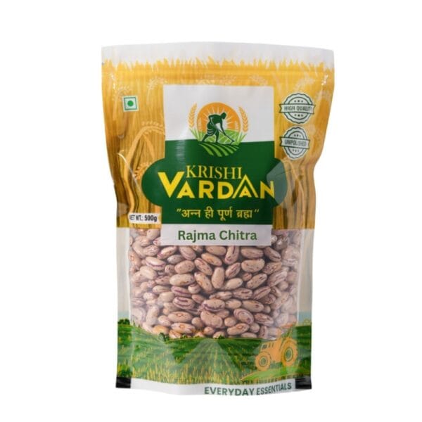Krishi Vardan Rajma Chitra | Unpolished | High Protein | Fiber Rich | Premium Quality | 500g
