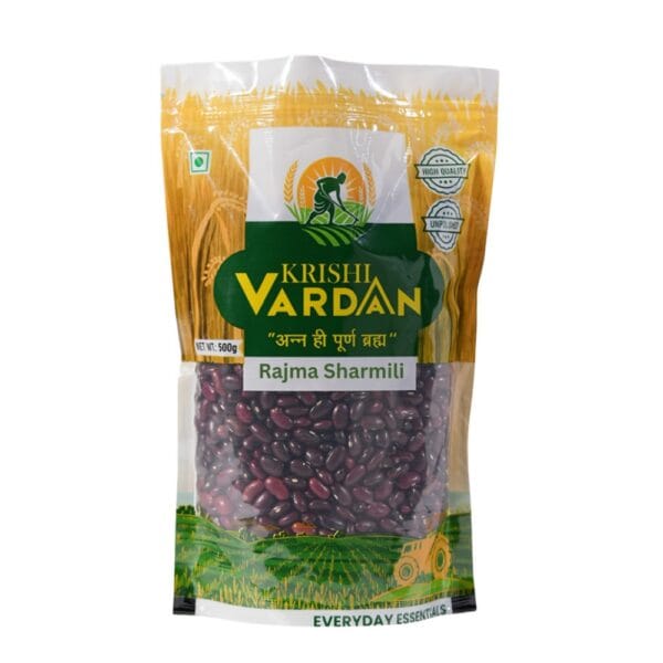 Krishi Vardan (Sharmili Rajma) | Unpolished | High Protein | Fiber Rich | Premium Quality | 500g