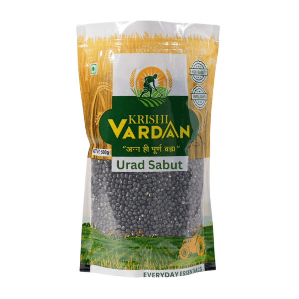 Krishi Vardan Urad Sabut | Unpolished | High Protein | Fiber Rich | Premium Quality | 500g